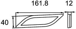 Światło odblaskowe tylne Hella 8RA 013 347-031