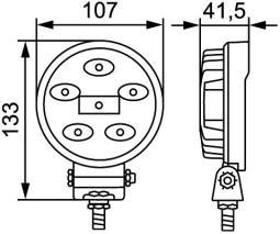 Oświetlenie pomocnicze Hella 1G0 357 108-012