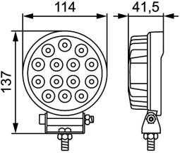 Oświetlenie pomocnicze HELLA 1G1 357 105-022