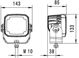 Oświetlenie pomocnicze Hella 1GA 995 606-081