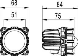 Reflektor dalekosiężny Hella 1KL 998 670-031