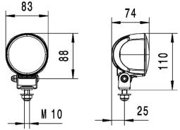 Oświetlenie pomocnicze HELLA 1G0 996 576-011