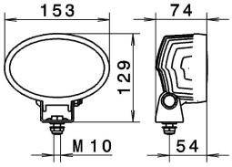 Oświetlenie pomocnicze Hella 1GA 996 761-001