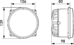 Reflektor Hella 1S3 996 362-001