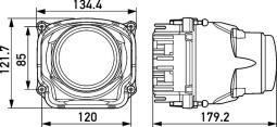 Zestaw, reflektor Hella 1AL 012 758-021