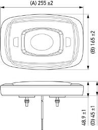 Światło ostrzegawcze Hella 2RL 014 566-301