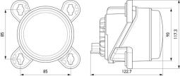 Reflektor Hella 1M0 015 050-011