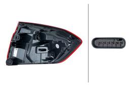 Lampa tylna zespolona Hella 2SD 012 147-311