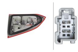 Lampa tylna zespolona Hella 2NR 354 828-091