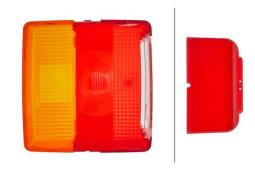 Szkło lampy, lampa tylna zespolona Hella 9EL 129 519-001