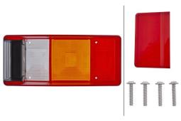 Szkło lampy, lampa tylna zespolona Hella 9EL 147 096-021