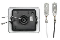 Szkło lampy, światło cofania Hella 9DW 195 804-061