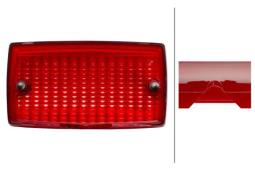 Szkło lampy, lampa przeciwmgłowa tylna HELLA 9EL 112 763-001