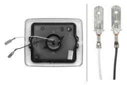 Szkło lampy, lampa kierunkowskazu Hella 9DW 195 804-021