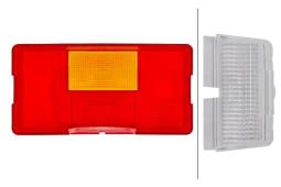 Szkło lampy, lampa tylna zespolona Hella 9EL 136 833-001