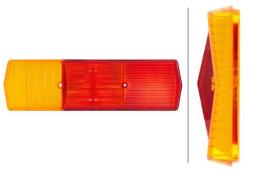 Szkło lampy, lampa tylna zespolona Hella 9EL 092 435-011
