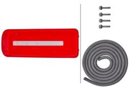 Szkło lampy, lampa tylna zespolona Hella 9EL 208 551-001
