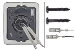 Szkło lampy, lampa przeciwmgłowa tylna Hella 9DW 195 804-001