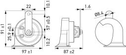 Fanfara Hella 3FH 007 728-981