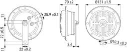 Klakson Hella 3CB 004 811-042