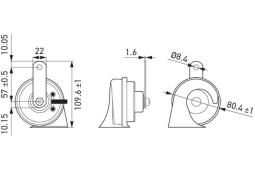 Klakson Hella 3FH 012 010-061