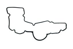 Uszczelka, pokrywa napędu rozrządu Trucktec Automotive 01.10.048