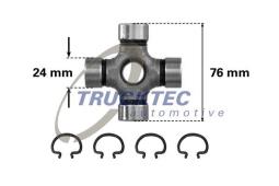 Przegub, wałek przegubowy Trucktec Automotive 02.34.004