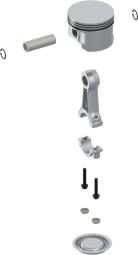 Tłok, sprężarka powietrza Wabco 9125129292