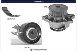Pompa wodna + zestaw paska rozrządu Hutchinson KH 268WP33