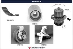 Pompa wodna + zestaw paska rozrządu Hutchinson KH 150WP79