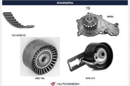 Pompa wodna + zestaw paska rozrządu Hutchinson KH 460WP64