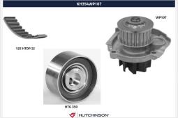 Pompa wodna + zestaw paska rozrządu Hutchinson KH 354WP107