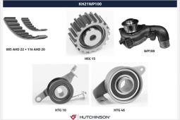 Pompa wodna + zestaw paska rozrządu Hutchinson KH 21WP100