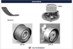 Pompa wodna + zestaw paska rozrządu Hutchinson KH 407WP50