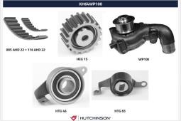Pompa wodna + zestaw paska rozrządu Hutchinson KH 64WP100