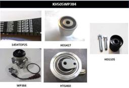 Pompa wodna + zestaw paska rozrządu Hutchinson KH505WP384