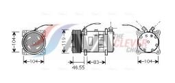 Chłodnica, układ chłodzenia silnika AVA QUALITY COOLING CP2038