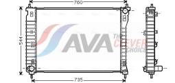 Sprzęgło, wentylator chłodzenia AVA QUALITY COOLING CSC055