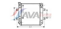 Chłodnica, układ chłodzenia silnika AVA QUALITY COOLING DN2275