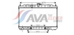 Chłodnica, układ chłodzenia silnika AVA QUALITY COOLING DN2275