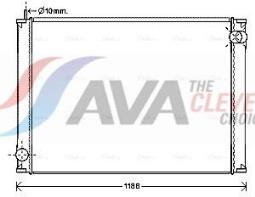 Chłodnica, układ chłodzenia silnika AVA Quality Cooling IV2119