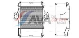 Chłodnica, układ chłodzenia silnika AVA QUALITY COOLING IV2134