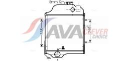 Chłodnica, układ chłodzenia silnika AVA QUALITY COOLING JB2018N