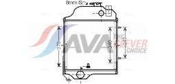 Chłodnica, układ chłodzenia silnika AVA QUALITY COOLING JB2020N