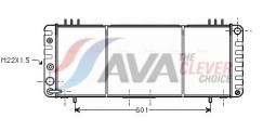 Sprzęgło, wentylator chłodzenia AVA QUALITY COOLING JDC053