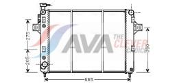 Sprzęgło, wentylator chłodzenia AVA QUALITY COOLING JDC053