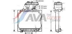 Skraplacz, klimatyzacja AVA QUALITY COOLING MF5048