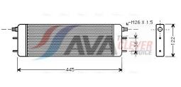 Chłodnica, układ chłodzenia silnika AVA QUALITY COOLING MS2718