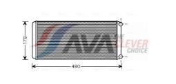 Wymiennik ciepła, ogrzewanie wnętrza AVA Quality Cooling RE6022