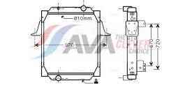Chłodnica, układ chłodzenia silnika AVA QUALITY COOLING RE2029